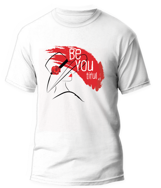 Playera BeYOUtiful , Blanca, Semitonos